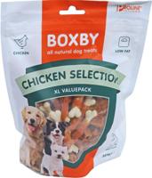 Proline Boxby h.snack chicken selec valuebag 325g - Gebr de boon