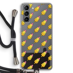 Waterijsjes: Samsung Galaxy S21 Transparant Hoesje met koord
