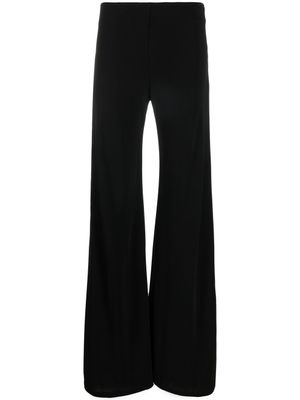 Alberta Ferretti pantalon ample évasé - Noir