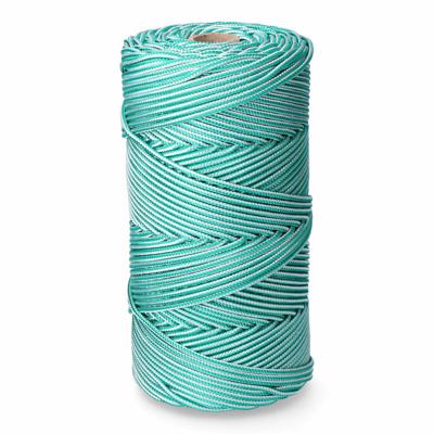 Veter, koord EDM 87914 Wit Groen Polypropyleen 5 mm x 200 m Gevlochten Veter, koord EDM 87914 Wit Groen Polypropyleen 5 mm x 200 m Gevlochten