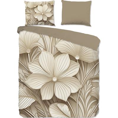 Good Morning Artdeco Dekbedovertrek Zand-1-persoons (140 x 200/220 cm)
