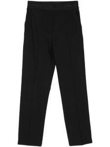 MSGM pantalon en laine vierge à coupe fuselée - Noir