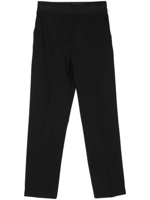 MSGM pantalon en laine vierge à coupe fuselée - Noir
