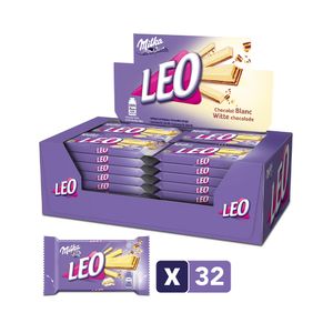Milka Leo chocoladetabletten - wit - 33g x32