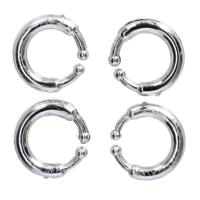 Nep verkleed accessoires neusringen 4x stuks Nep verkleed accessoires neusringen 4x stuks