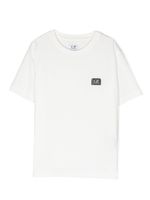 C.P. Company Kids t-shirt en coton à patch logo - Blanc