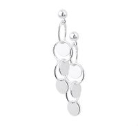 TFT Oorhangers Zilver Glanzend 37 mm x 10 mm