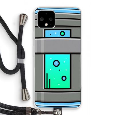 Chug Bottle: Pixel 4 Transparant Hoesje met koord