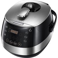 Multicooker Pressure - Aigi Hippo - 5 Liter - Zwart/Zilver Multicooker Pressure - Aigi Hippo - 5 Liter - Zwart/Zilver