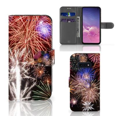 Samsung Galaxy S10e | Wallet Case | met Pasjes | Vuurwerk