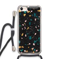 Terrazzo N°10: iPhone 8 Transparant Hoesje met koord