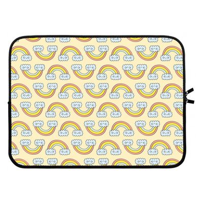 Regenboog: Laptop sleeve 15 inch