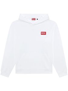 Diesel hoodie à patch logo - Blanc