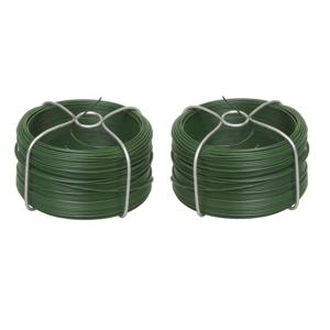 Benson Binddraad - 8x rolletjes - groen - 50 m x 1,1 mm - plantendraad