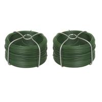 Benson Binddraad - 8x rolletjes - groen - 50 m x 1,1 mm - plantendraad Benson Binddraad - 8x rolletjes - groen - 50 m x 1,1 mm - plantendraad
