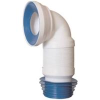 Leoni Flexibel WC-aansluitstuk 90° Conische Aansluiting 90-110 mm
