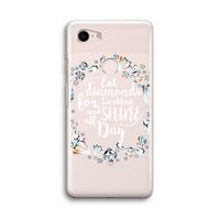 Diamonds: Google Pixel 3 Transparant Hoesje