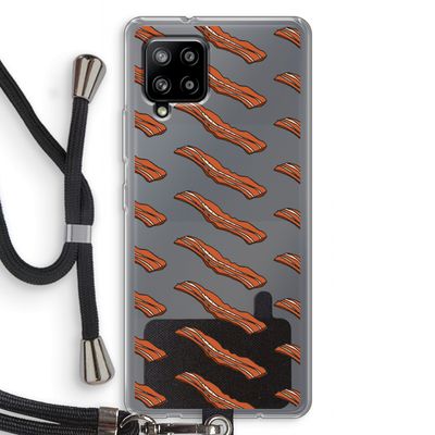 Bacon to my eggs #2: Samsung Galaxy A42 5G Transparant Hoesje met koord