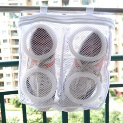 3 stuks Nylon Wasserij zak schoen Wash Trainer Sneaker Tennis laarzen Wasserij Mesh wassen Sporttas