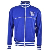 TOFFS - Everton Retro Trainingsjack - Blauw/Wit