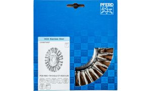 PFERD POS RBG 17813/22,2 CT INOX 0,50 spaakwiel & wielborstel 17,8 cm