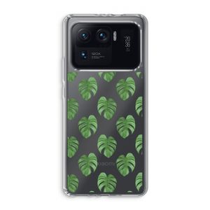 Monstera leaves: Xiaomi Mi 11 Ultra Transparant Hoesje