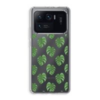 Monstera leaves: Xiaomi Mi 11 Ultra Transparant Hoesje