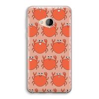 Krab: HTC U Play Transparant Hoesje Krab: HTC U Play Transparant Hoesje