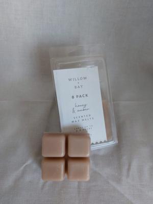 Diversen Willow & bay scented wax melts - honing & amber - 8x10 gram - wax melts