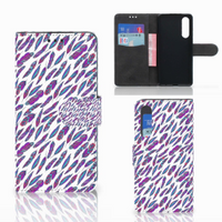 Huawei P30 Telefoon Hoesje Feathers Color - thumbnail