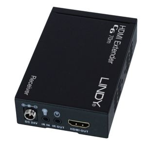 Lindy 38139 audio/video extender AV-zender & ontvanger Zwart