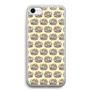 Slapende poes: iPhone SE 2020 Transparant Hoesje