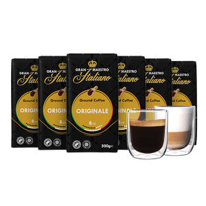 Gran Maestro Italiano - gemalen koffie - 3 KG