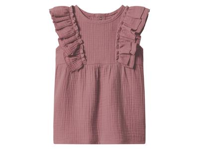 lupilu Mousseline baby jurk (Lichtroze, 50/56)