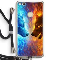 Fire & Ice: Huawei Ascend P10 Lite Transparant Hoesje met koord
