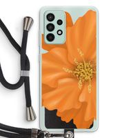 Orange Ellila flower: Samsung Galaxy A52s 5G Transparant Hoesje met koord Orange Ellila flower: Samsung Galaxy A52s 5G Transparant Hoesje met koord