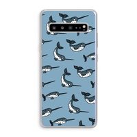 Narwhal: Samsung Galaxy S10 5G Transparant Hoesje