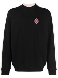 Marcelo Burlon County of Milan sweat en coton à patch logo - Noir