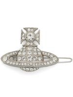 Vivienne Westwood barrette Corinne sertie de cristaux - Argent - thumbnail