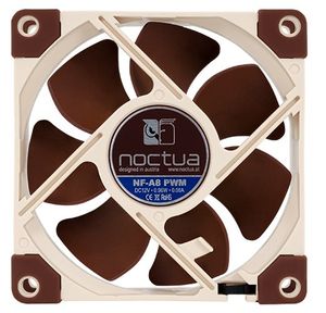 Noctua NF-A8 PWM koelsysteem voor computers Computer behuizing Ventilator 8 cm Beige, Bruin