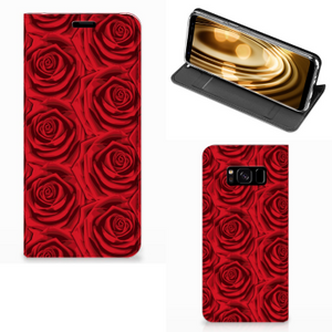 Samsung Galaxy S8 Smart Cover Red Roses