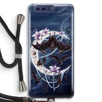 Vleermuizen Maan: Honor 9 Transparant Hoesje met koord