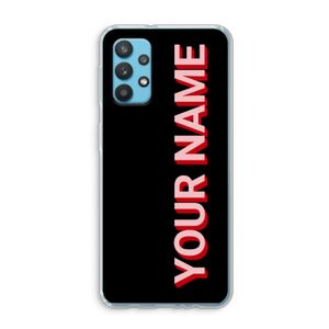 Namecase: Samsung Galaxy A32 4G Transparant Hoesje