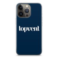 Topvent Navy: iPhone 13 Pro Transparant Hoesje
