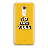 No Bad Vibes: Xiaomi Redmi 5 Transparant Hoesje