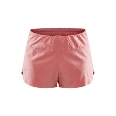 Craft Hypervent Split Short hardloopbroek roze dames S Craft Hypervent Split Short hardloopbroek roze dames S