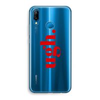 Ugh: Huawei P20 Lite Transparant Hoesje