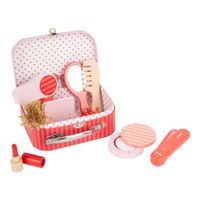 Small Foot houten retro speel make-up in koffer
