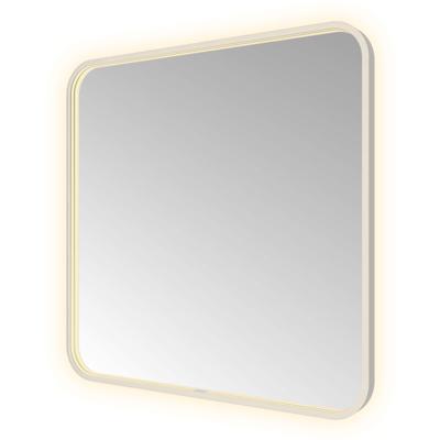 Spiegel Hotbath &MORE 80x60 cm LED-Verlichting Spiegelverwarming Vierkant RVS