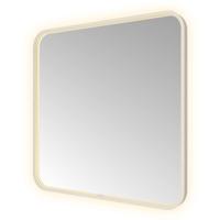 Spiegel Hotbath &MORE 80x60 cm LED-Verlichting Spiegelverwarming Vierkant RVS
